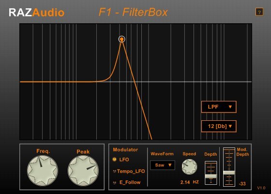 F1 Filter Box