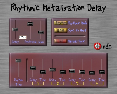 Rhythmic Metalisation Delay v.1.01