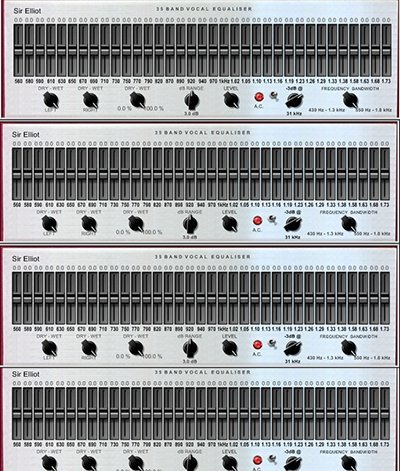 Sir Elliot 35 Band Mastering Vocal Equaliser