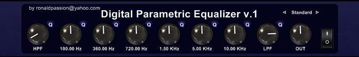 Digital Parametric Equalizer 1.0