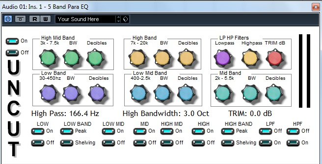 5 Band Parametric EQ