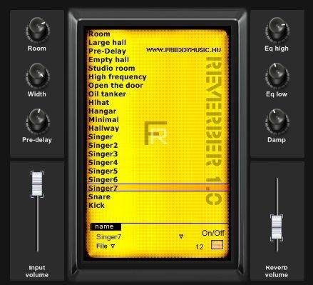 Freddymusic reverber v.1.1