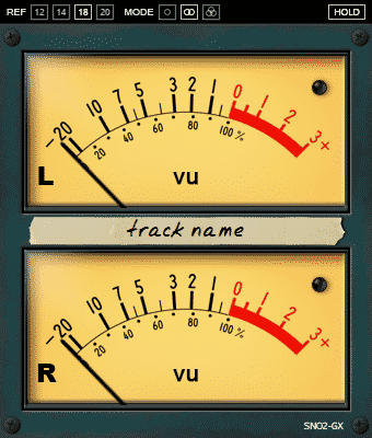 Sender Spike – SN02 G VU Meter