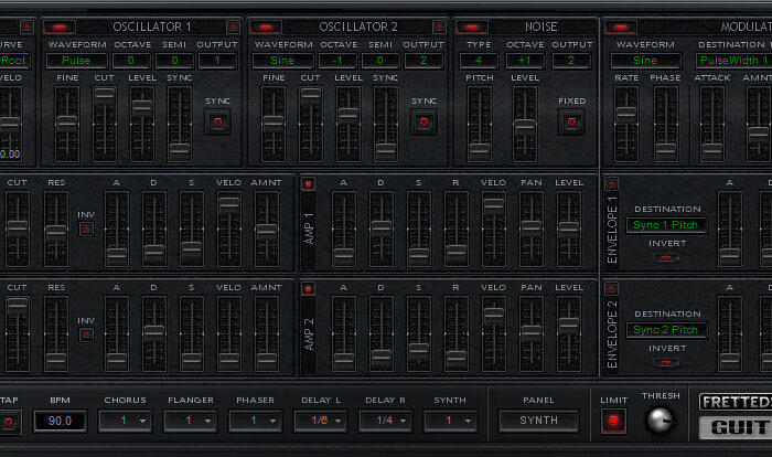 Fretted Synth – GuitSyn SE