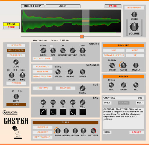 Quilcom Caster