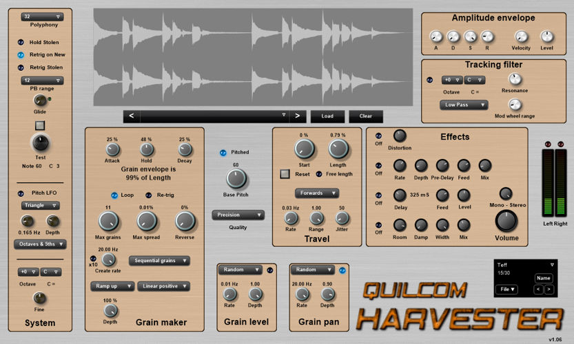 Quilcom Harvester