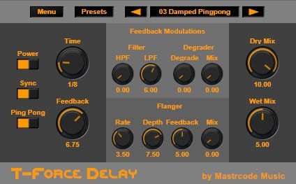 Mastrcode Music – T-Force Delay