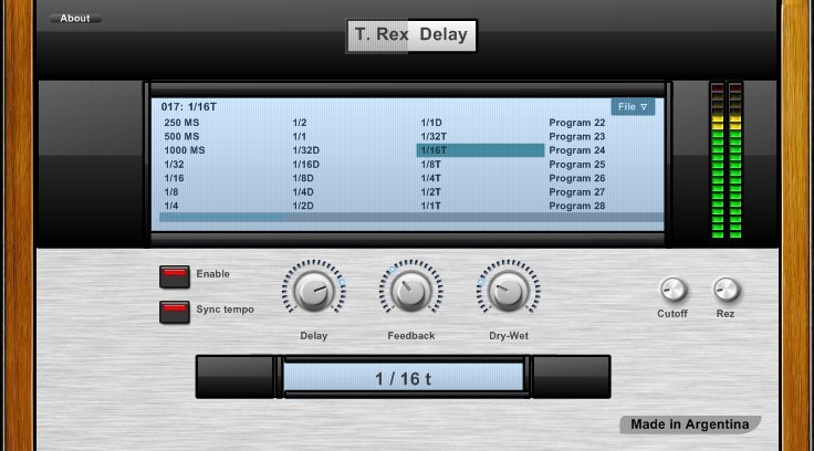 T Rex Delay 3