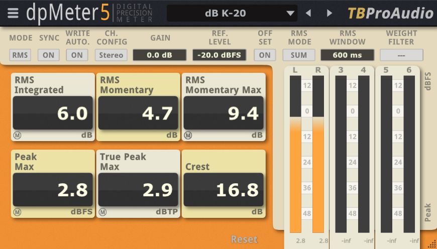 TBProAudio dpMeter 5