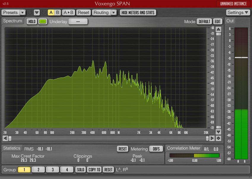 Span flac. VST Voxengo EQ. Анализатор VST plugin. Программа Spectrum.