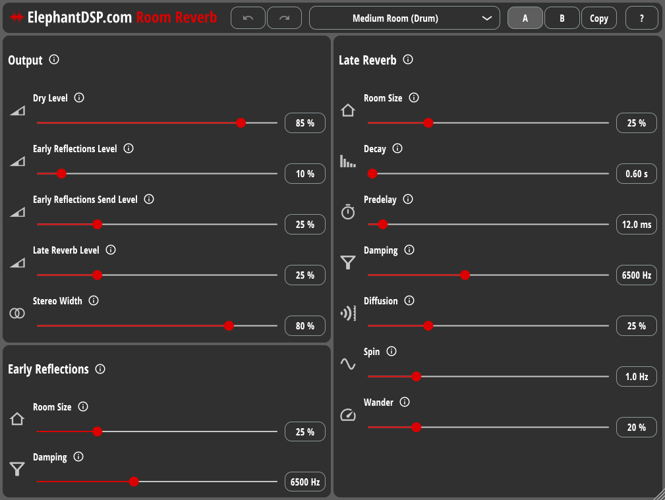 ElephantDSP RoomReverb