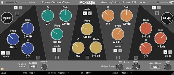 PCEQ5 Analog EQ v1.0.0  WiN MAC