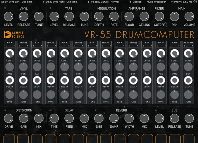 VR-55 DrumComputer v1.0 WiN MAC