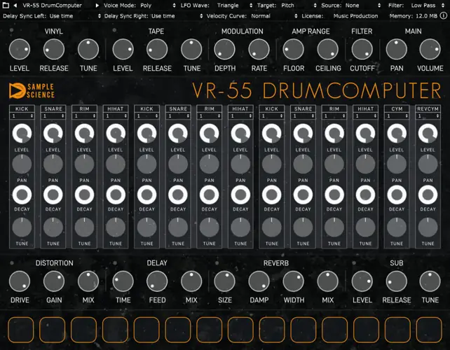 VR 55 DrumComputer