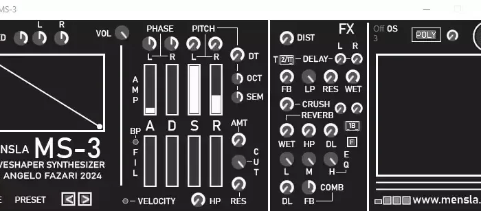 MS-3 (Waveshaper Synth) v1.0 WiN Mac