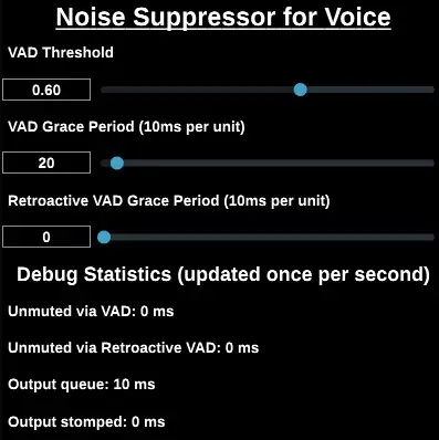 Noise Suppression Plugin v1.10 WiN Mac