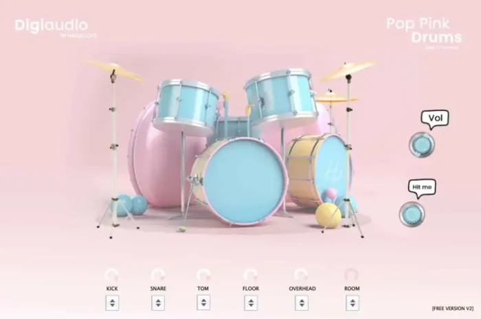 Pop Pink Drums v2 Win Mac