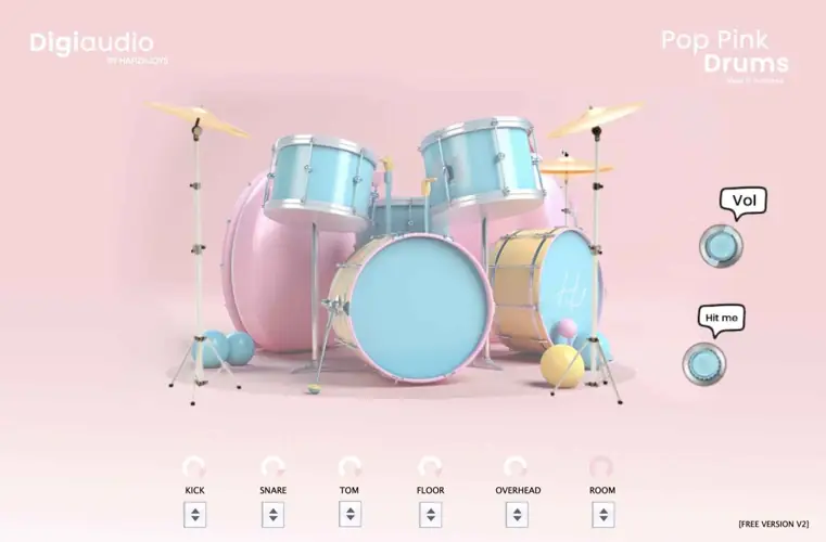 Pop Pink Drums