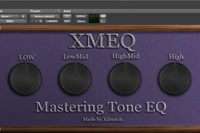 XMEQ Mastering Tone EQ WIN-MAC