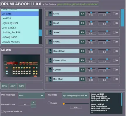 PDrumlabooh (Drum Machine) v10.0 WiN Linux