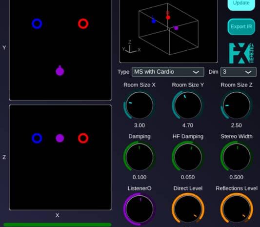 Binaural Room Reverb (BiRR) 2D And 3D v0.2 WiN Linux