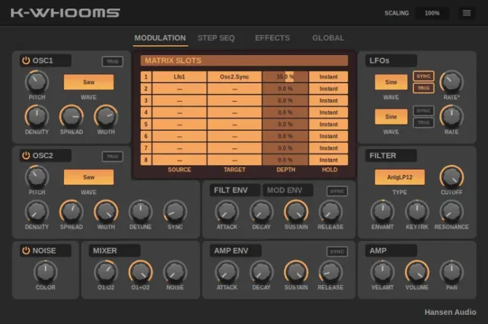 K-Whooms (Analogue Synthesizer) v2025 WiN LiNUX