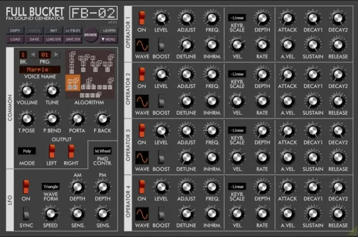 FB-02 (Yamaha FB 01) v1.0 WiN Mac