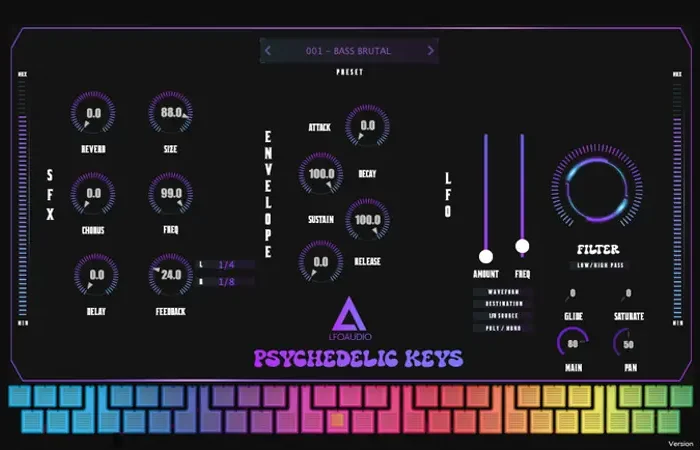 Psychedelic Keys Lite 2.0 WiN MAC