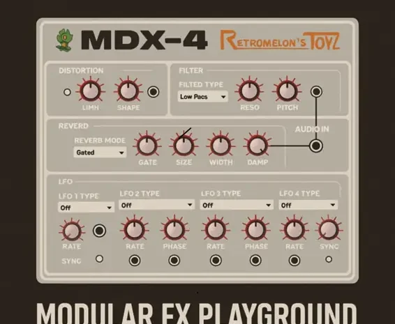 MDX-4 (Modular FX Playground) WiN MAC