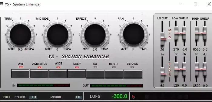 YS Spatian Enhacer v1.0 WiN Mac