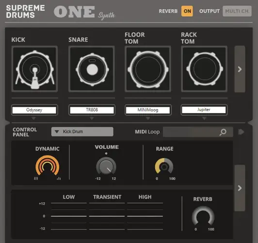 Supreme Drums One Synth