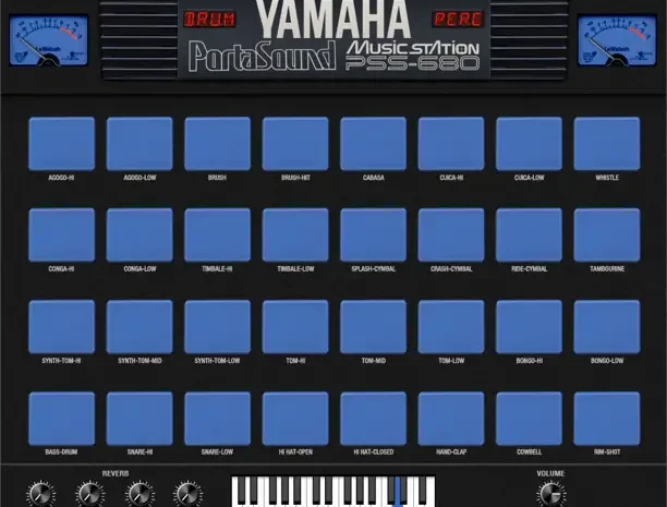 Yamaha PortaSound PSS-680 (Drum Machine) WiN MAC