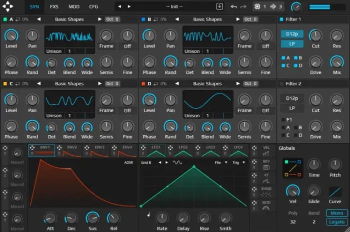TetraOP (4OP FM Wavetable Synth) v1.0 WiN Mac Linux