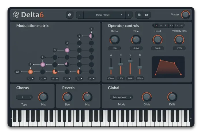 Delta6 (FM Synthesizer) v1.0 WiN Mac