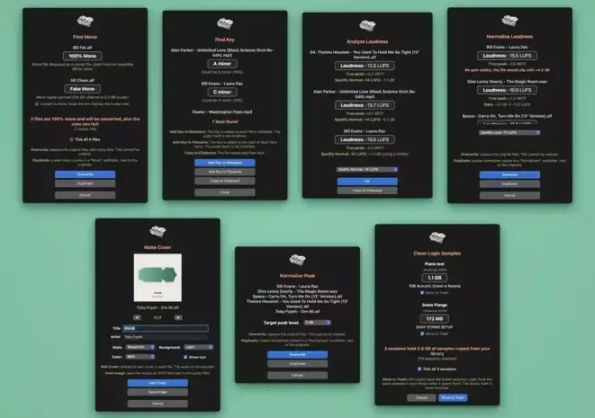 Audio Quick Actions macOS