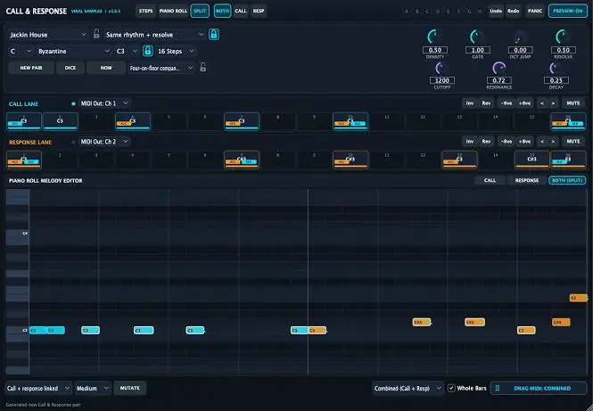 Call Response MIDI