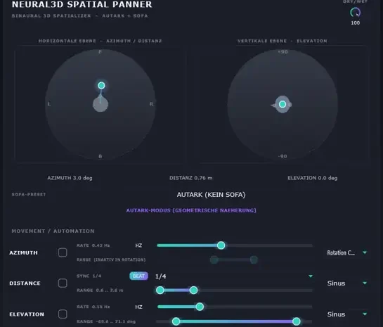 Neural 3d Spatial Panner WiN